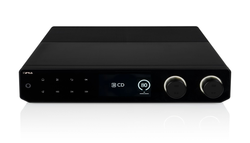 Cyrus 80 PRE FrontTop-CD-Input+Reflection.webp